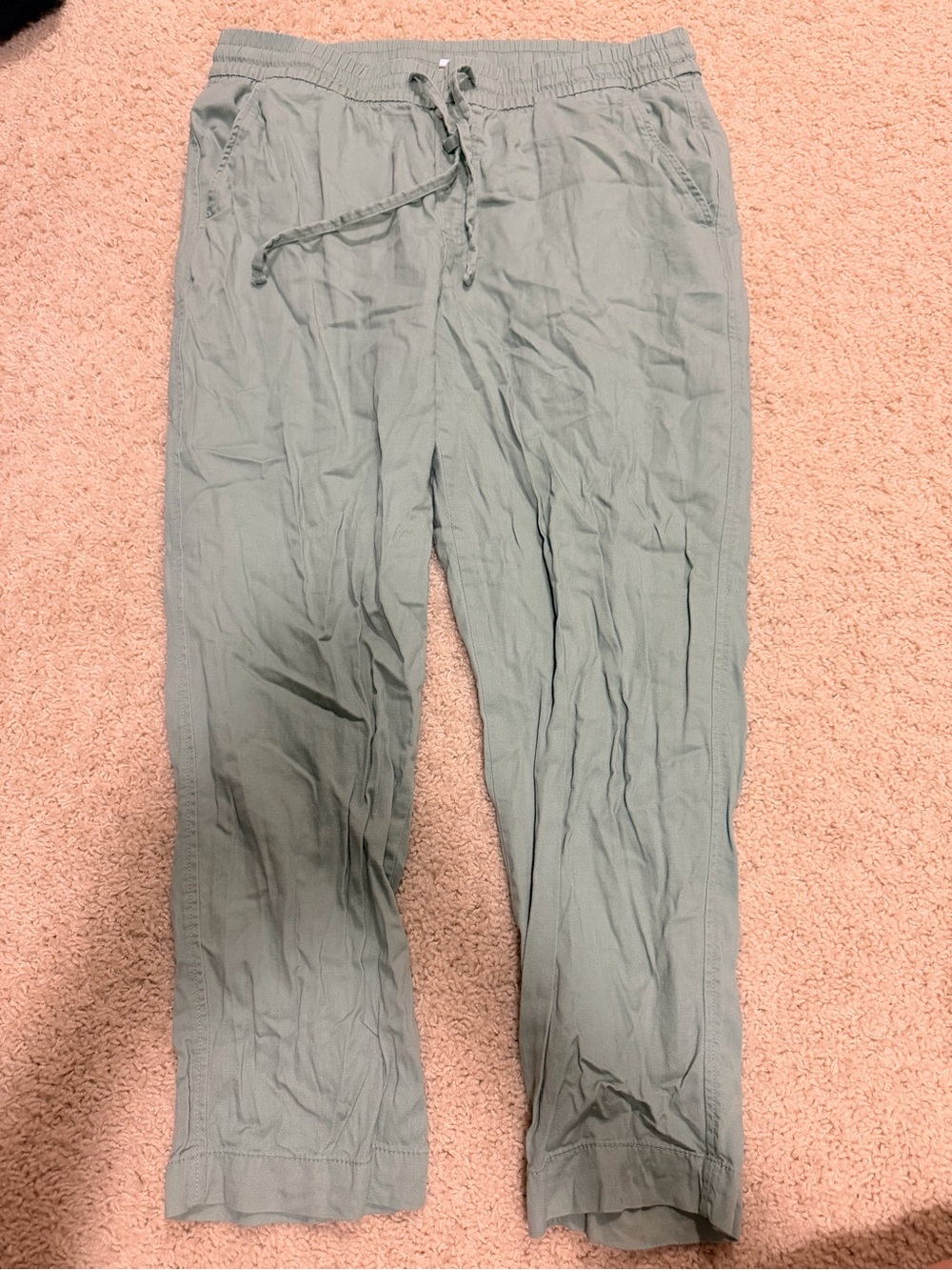 GAP Women’s Light Sage Green Drawstring Chinos
